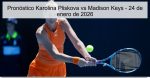 Pronóstico Karolina Pliskova vs Madison 