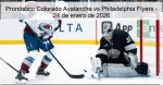 Pronóstico Colorado Avalanche vs Philade