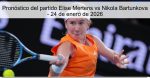 Pronóstico del partido Elise Mertens vs 