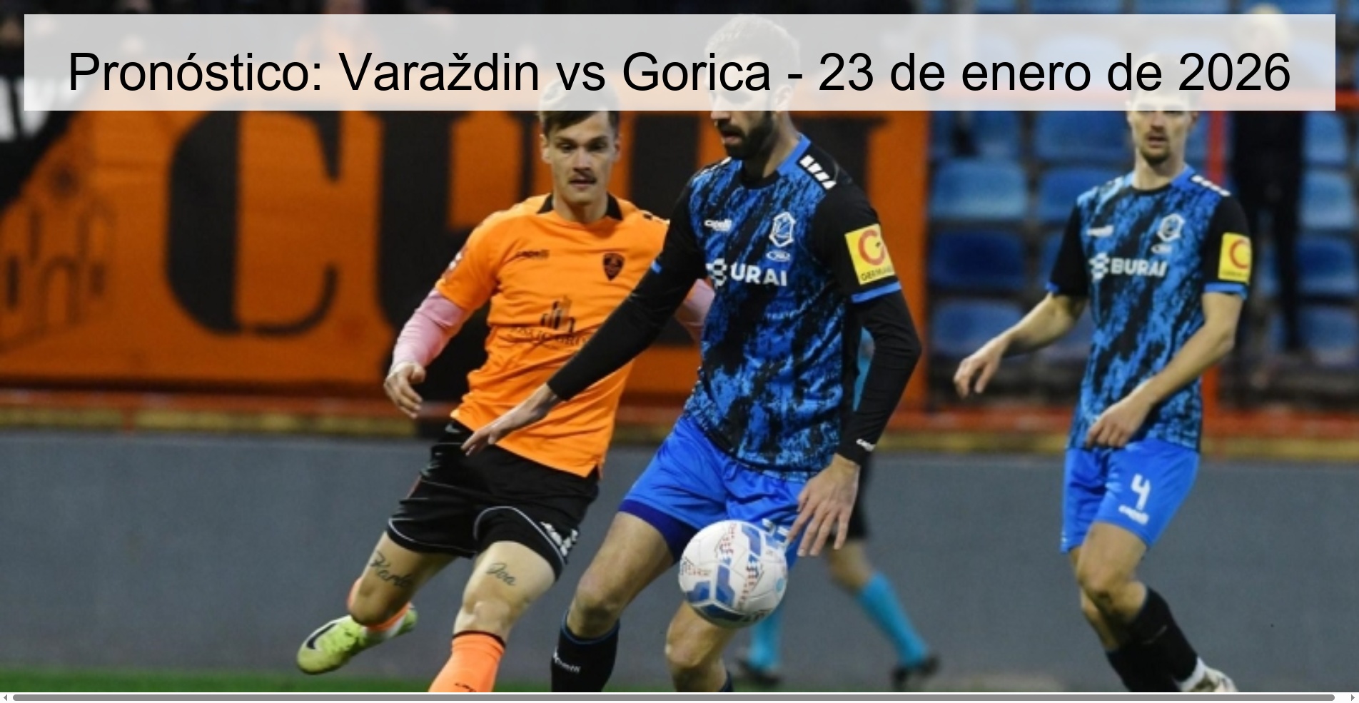 Pronóstico: Varaždin vs Gorica – 23 de enero de 2026