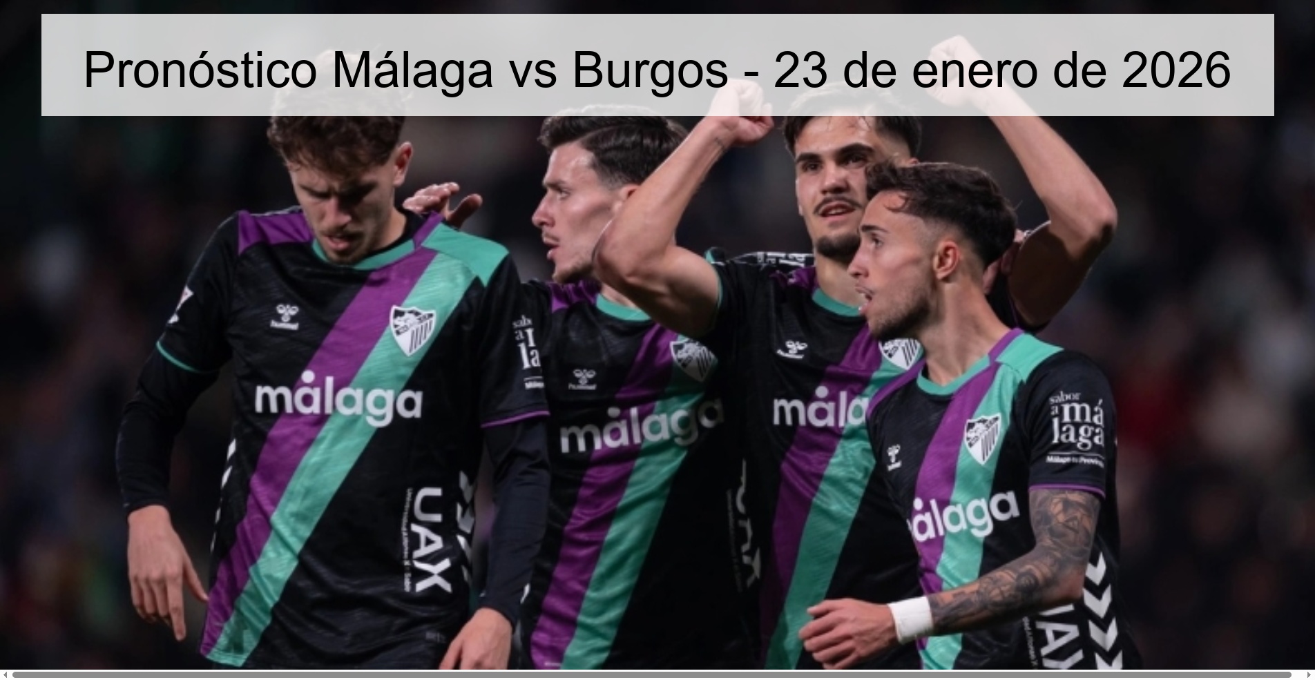Pronóstico Málaga vs Burgos – 23 de enero de 2026