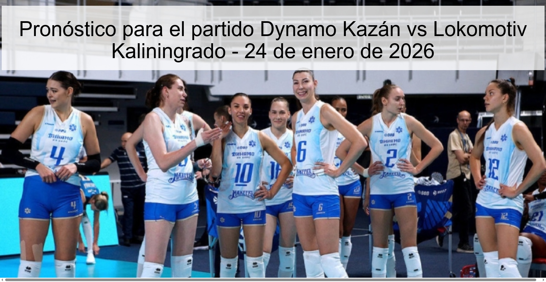 Pronóstico para el partido Dynamo Kazán vs Lokomotiv Kaliningrado – 24 de enero de 2026