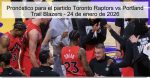 Pronóstico para el partido Toronto Rapto