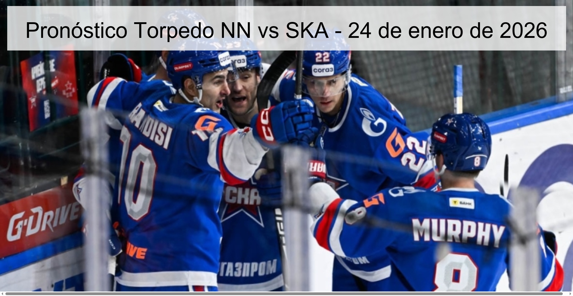 Pronóstico Torpedo NN vs SKA – 24 de enero de 2026