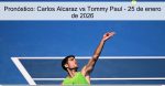 Pronóstico: Carlos Alcaraz vs Tommy Paul