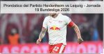 Pronóstico del Partido Heidenheim vs Lei