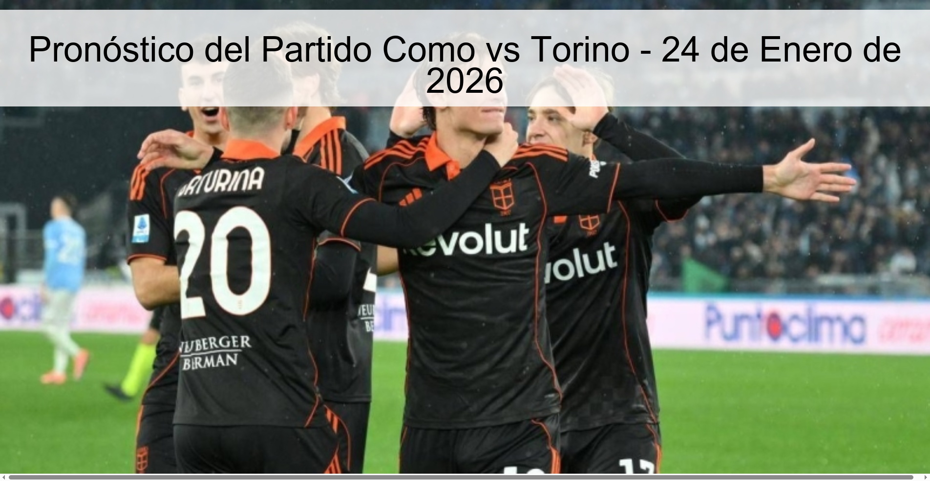 Pronóstico del Partido Como vs Torino – 24 de Enero de 2026