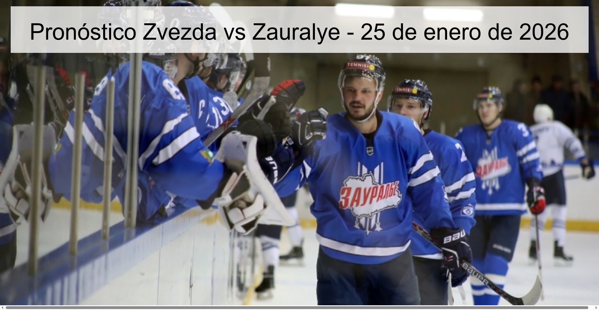 Pronóstico Zvezda vs Zauralye – 25 de enero de 2026