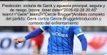Análisis completo del partido: Genk cont