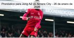 Pronóstico para Jong AZ vs Almere City &
