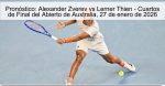 Pronóstico: Alexander Zverev vs Lerner T
