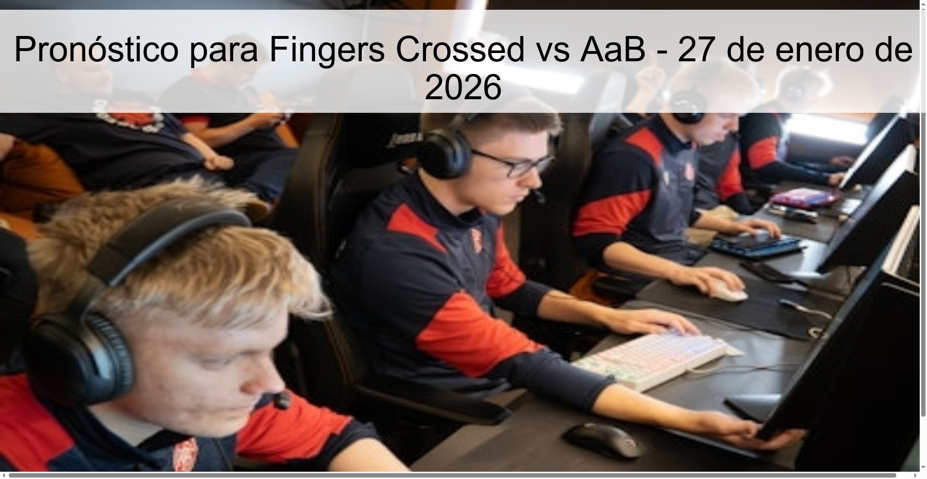 Pronóstico para Fingers Crossed vs AaB – 27 de enero de 2026