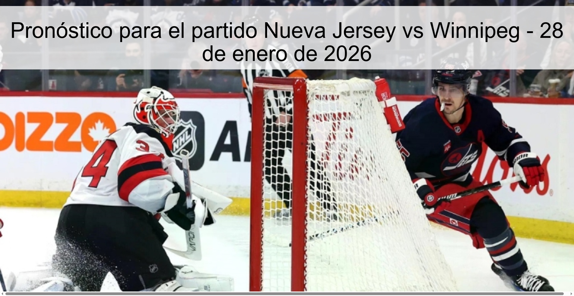Pronóstico para el partido Nueva Jersey vs Winnipeg – 28 de enero de 2026