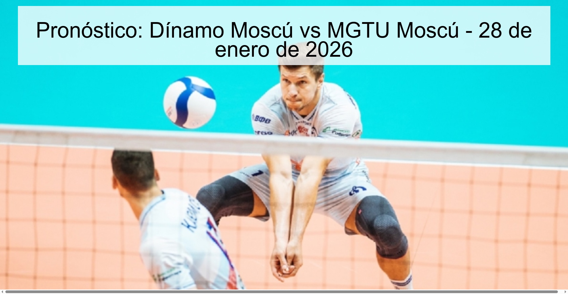 Pronóstico: Dínamo Moscú vs MGTU Moscú – 28 de enero de 2026