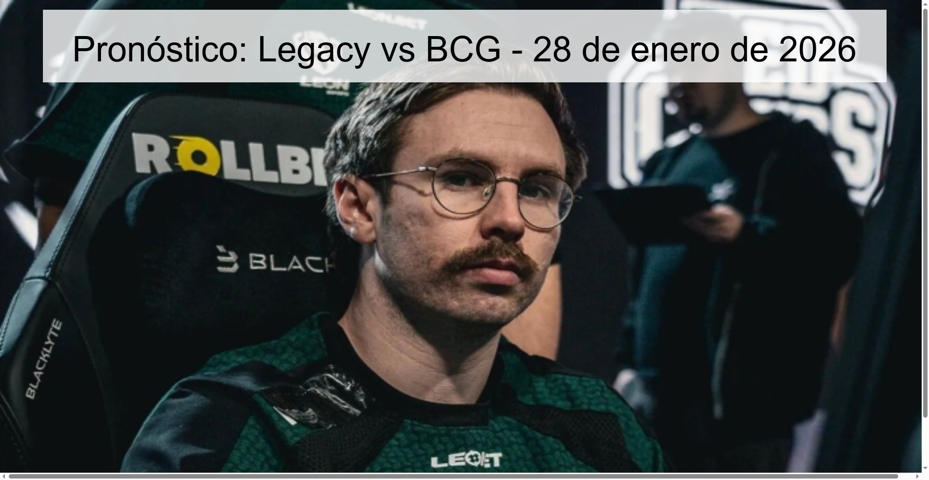 Pronóstico: Legacy vs BCG – 28 de enero de 2026