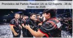Pronóstico del Partido Passion UA vs G2 