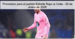 Pronóstico para el partido Estrella Roja