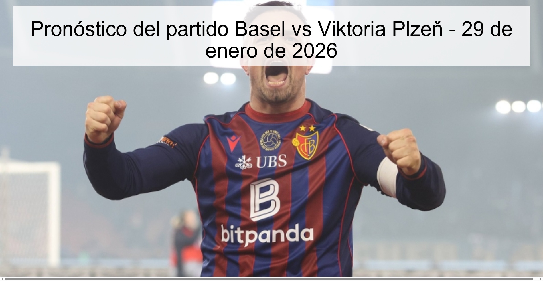 Pronóstico del partido Basel vs Viktoria Plzeň – 29 de enero de 2026