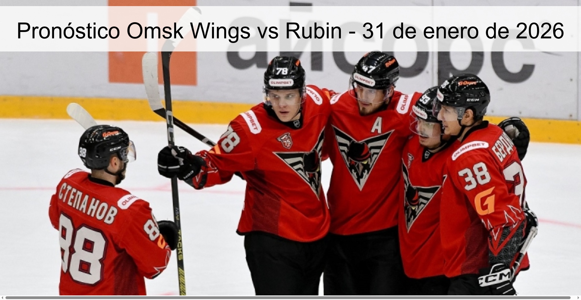 Pronóstico Omsk Wings vs Rubin – 31 de enero de 2026