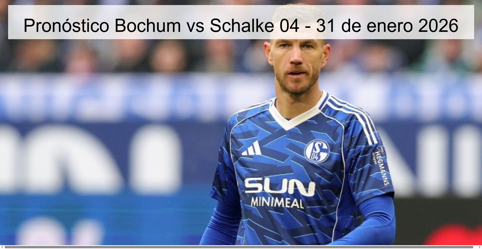 Pronóstico Bochum vs Schalke 04 – 31 de enero 2026