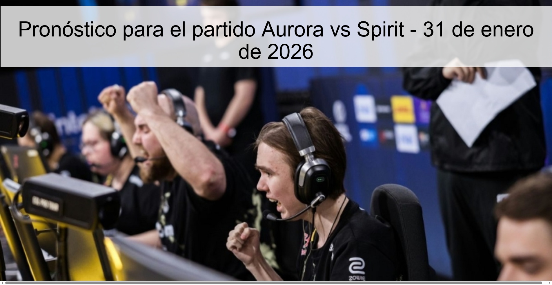 Pronóstico para el partido Aurora vs Spirit – 31 de enero de 2026