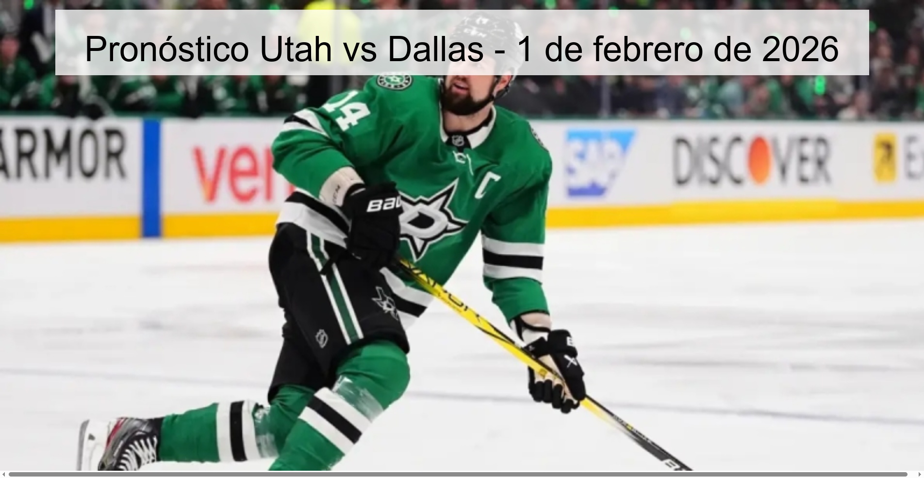 Pronóstico Utah vs Dallas – 1 de febrero de 2026