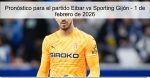 Pronóstico para el partido Eibar vs Spor