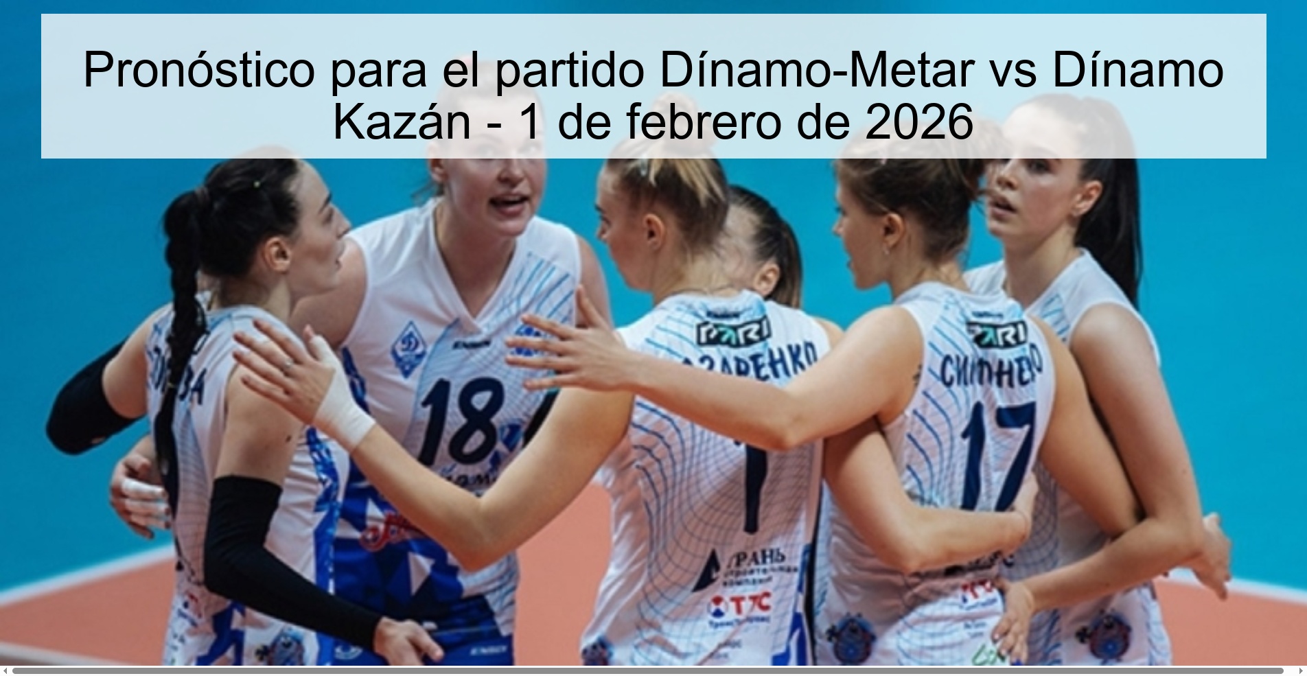 Pronóstico para el partido Dínamo-Metar vs Dínamo Kazán – 1 de febrero de 2026