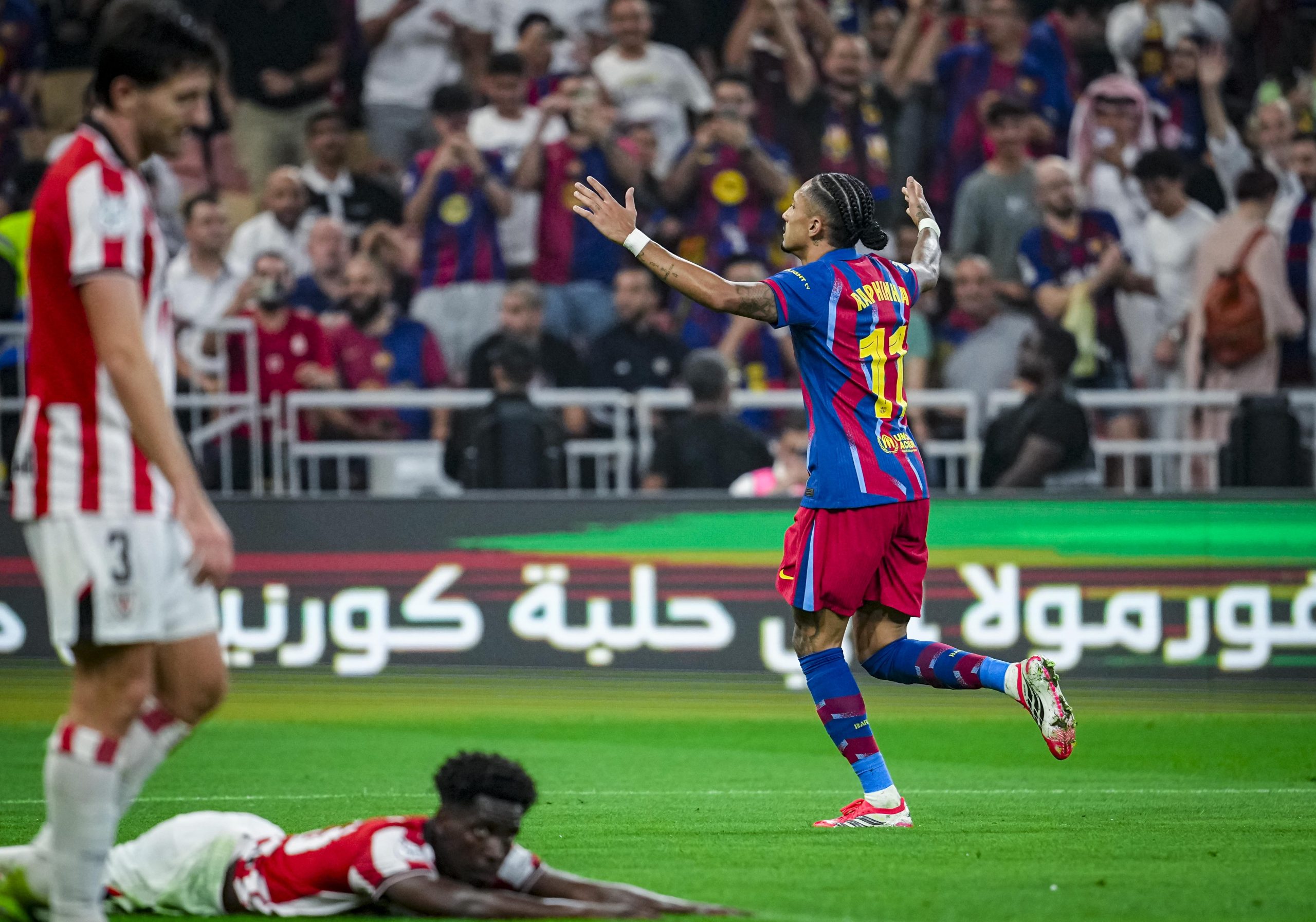 Supercopa de España: Barcelona Arrasa al Athletic Club 5-0 en Semifinales y Afianza su Dominio