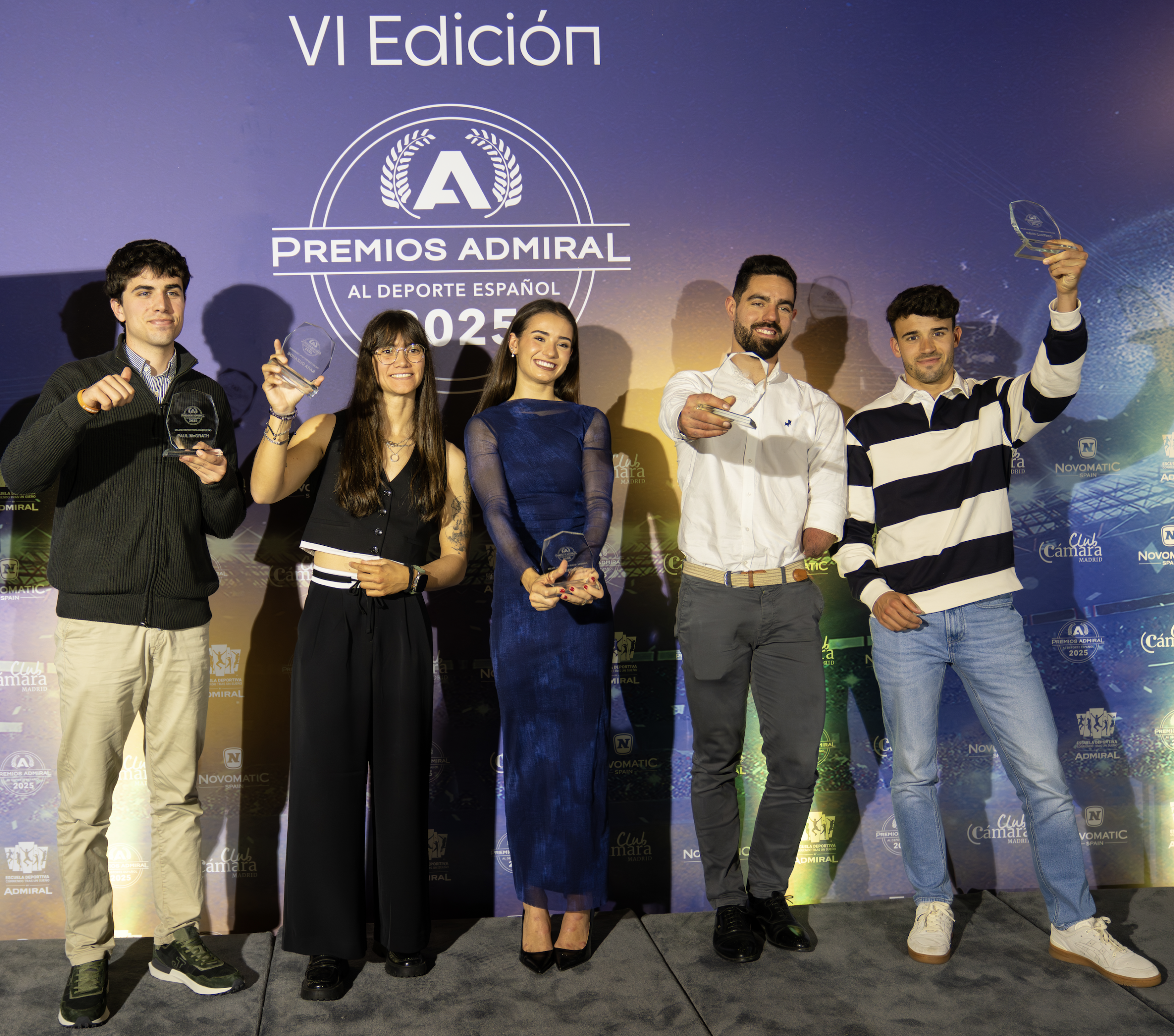 Deportistas de Élite Brillan en la Gala Admiral: Ouzande y McGrath, Reyes del Deporte Español