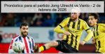 Pronóstico para el partido Jong Utrecht 