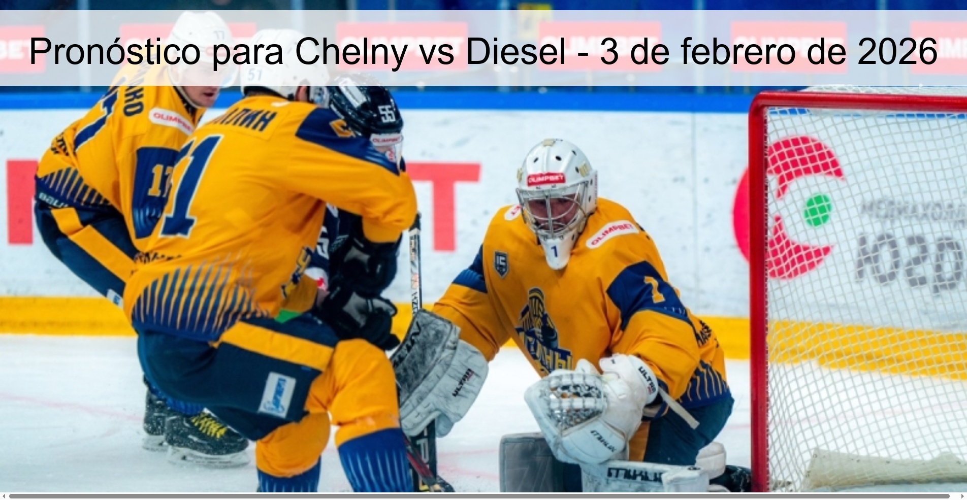 Pronóstico para Chelny vs Diesel – 3 de febrero de 2026