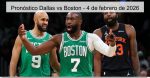 Pronóstico Dallas vs Boston – 4 de