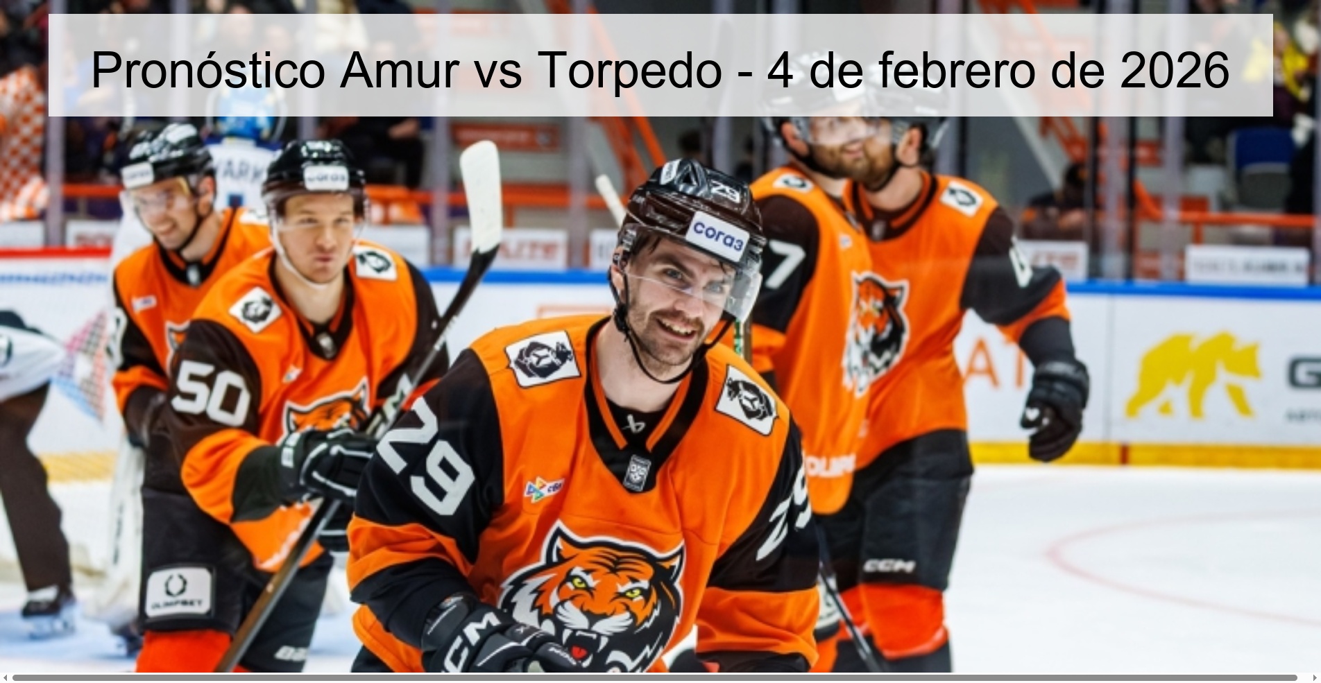 Pronóstico Amur vs Torpedo – 4 de febrero de 2026