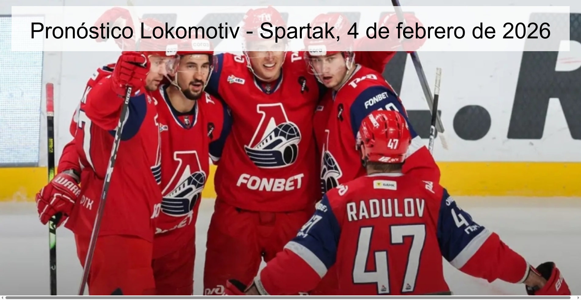 Pronóstico Lokomotiv – Spartak, 4 de febrero de 2026