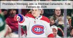 Pronóstico Winnipeg Jets vs Montreal Can