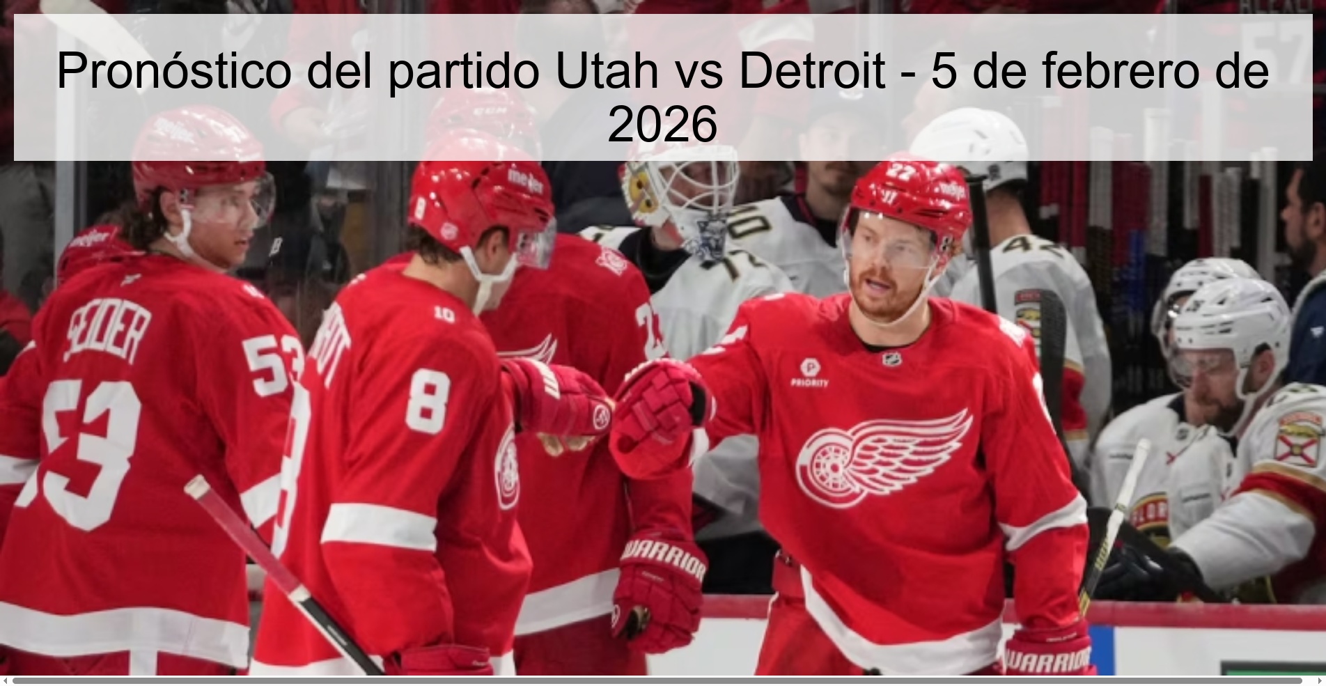 Pronóstico del partido Utah vs Detroit – 5 de febrero de 2026