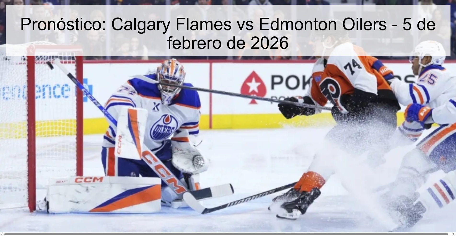 Pronóstico: Calgary Flames vs Edmonton Oilers – 5 de febrero de 2026