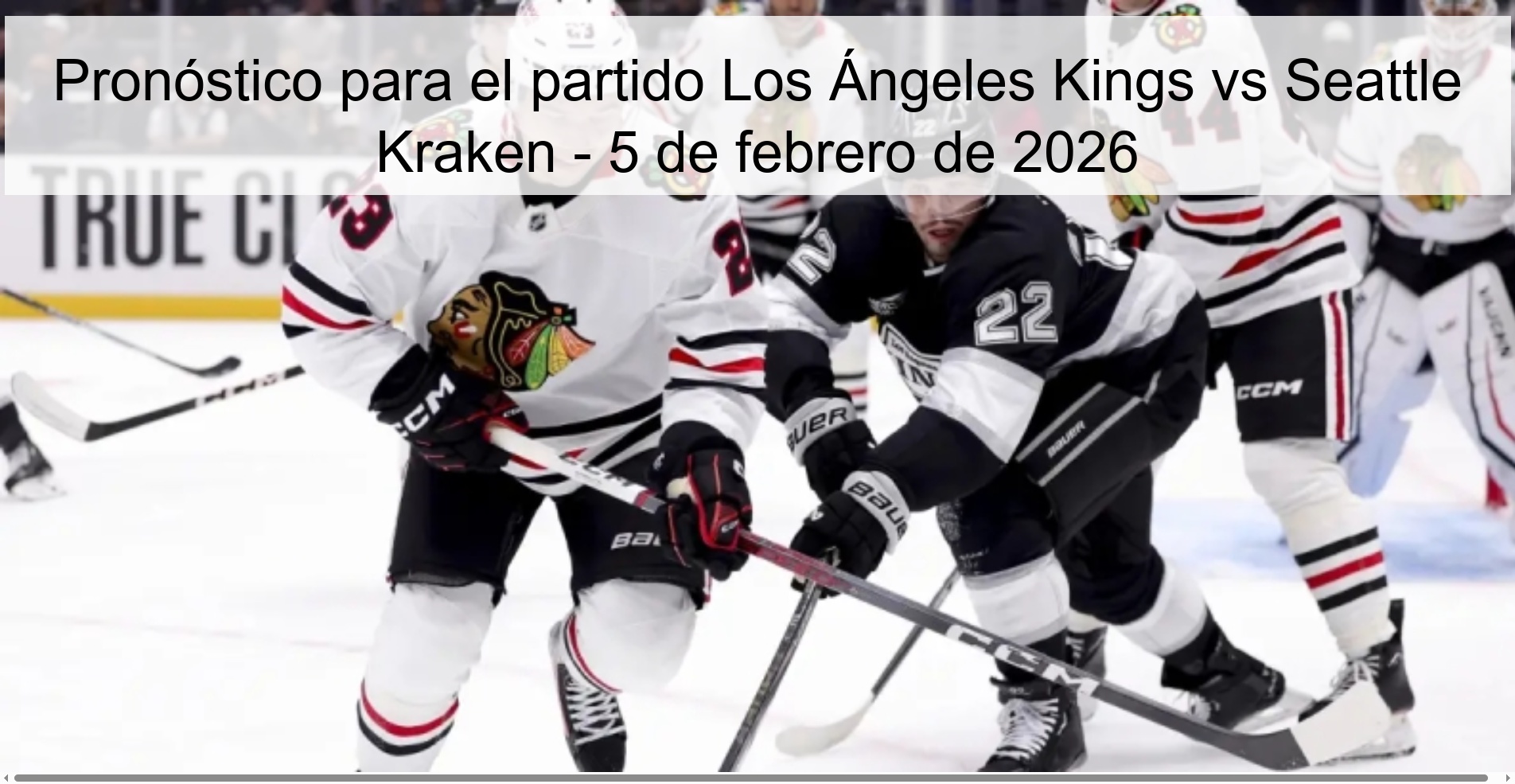 Pronóstico para el partido Los Ángeles Kings vs Seattle Kraken – 5 de febrero de 2026