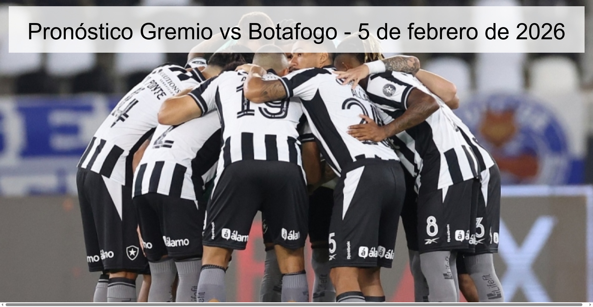 Pronóstico Gremio vs Botafogo – 5 de febrero de 2026