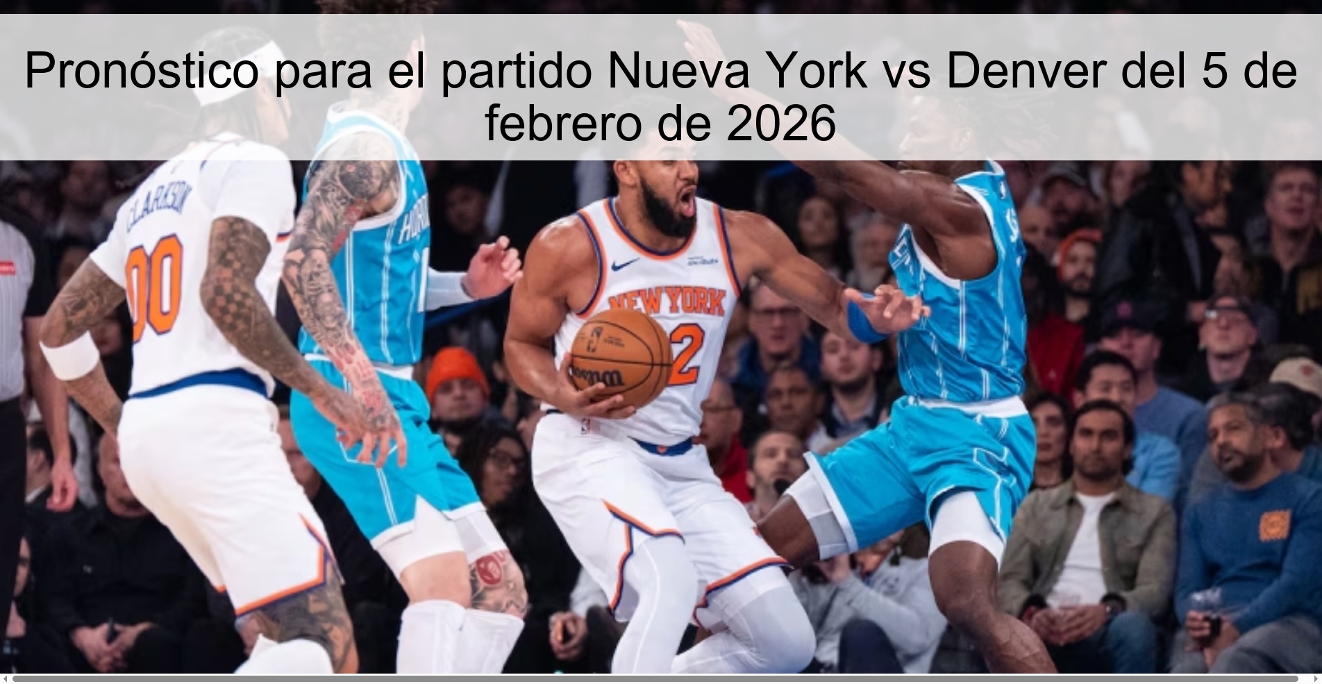 Pronóstico para el partido Nueva York vs Denver del 5 de febrero de 2026