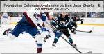Pronóstico Colorado Avalanche vs San Jos