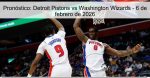 Pronóstico: Detroit Pistons vs Washingto