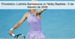 Pronóstico: Ludmila Samsonova vs Hailey 