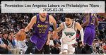 Pronóstico Los Angeles Lakers vs Philade