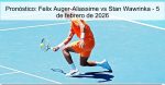 Pronóstico: Felix Auger-Aliassime vs Sta