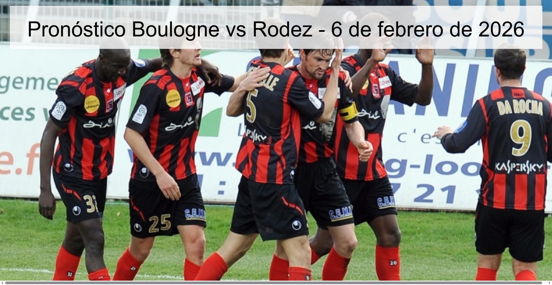 Pronóstico Boulogne vs Rodez – 6 de febrero de 2026