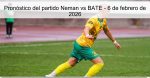 Pronóstico del partido Neman vs BATE 