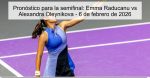 Pronóstico para la semifinal: Emma Raduc