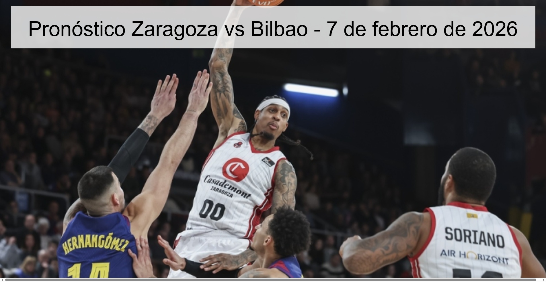 Pronóstico Zaragoza vs Bilbao – 7 de febrero de 2026